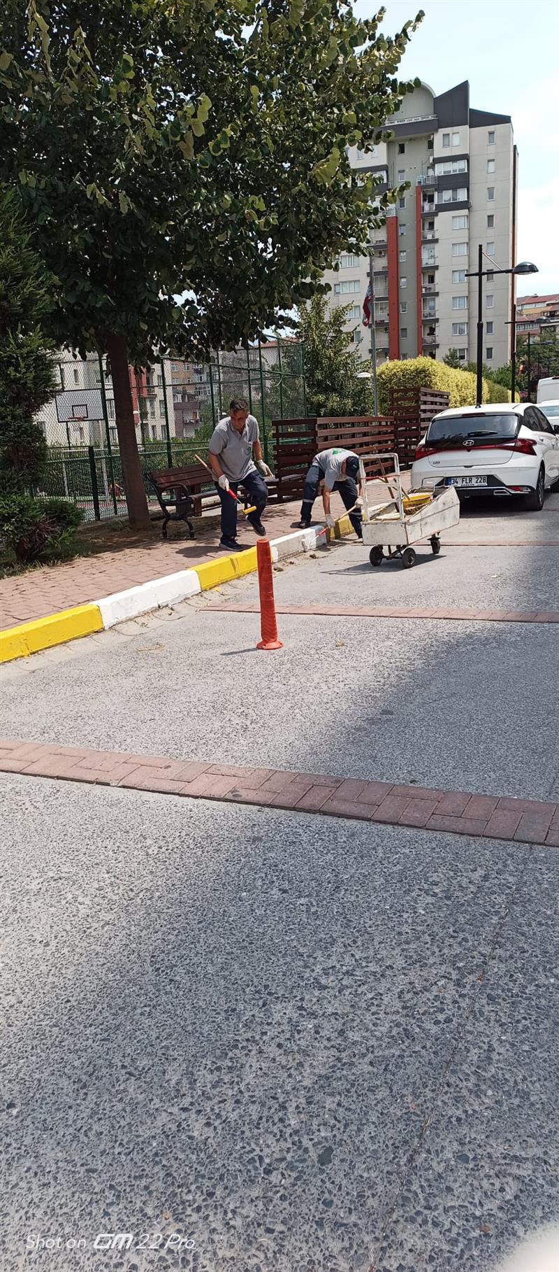 Sitemizin Bord�r Ve Yol �izgilerini Boyuyoruz.